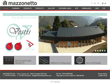 Tablet Screenshot of mazzonettometals.com